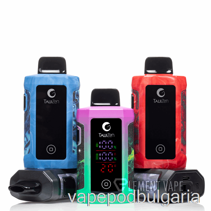 Vape 10000 Дръпки Ijoy Taijizen Judo 24000 еднократна ябълка киви